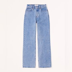 Abercrombie & Fitch Curve Love High Rise 90s Relaxed Jeans